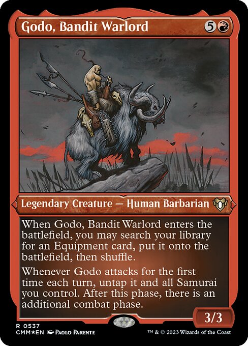Godo, Bandit Warlord (Commander Masters #537)