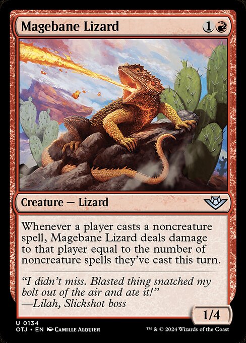 Magebane Lizard (Outlaws of Thunder Junction #134)