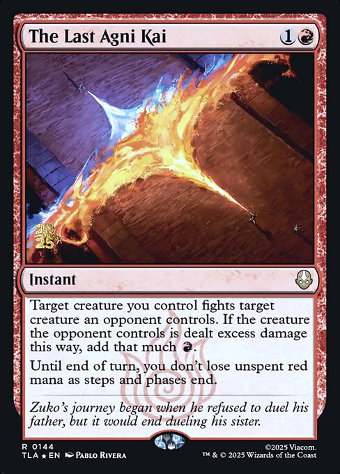 The Last Agni Kai magic the gathering card art