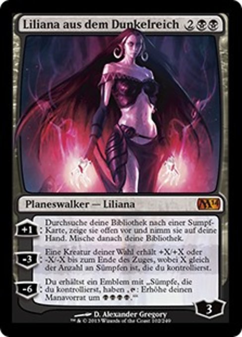 Liliana of the Dark Realms (Magic 2014 #102)