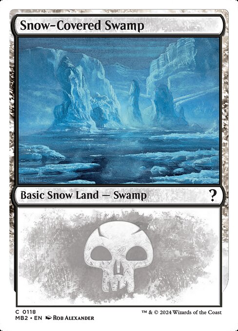 Snow-Covered Swamp (Mystery Booster 2 #118)