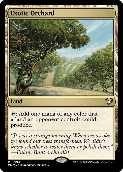 Exotic Orchard (Commander Masters #993)