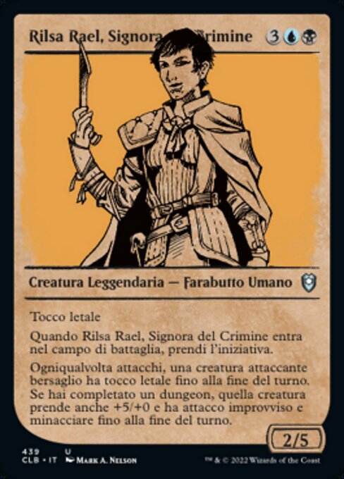 Rilsa Rael, Kingpin (Commander Legends: Battle for Baldur's Gate #439)