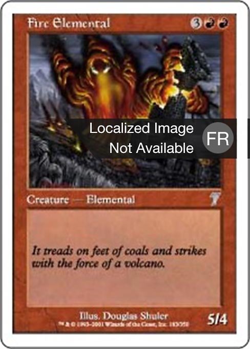 Fire Elemental (Seventh Edition #183)
