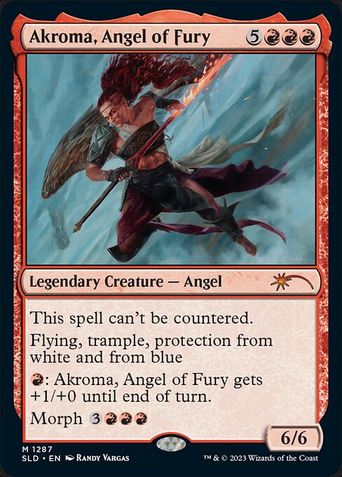Akroma, Angel of Fury · Secret Lair Drop (SLD) #1287 · Scryfall