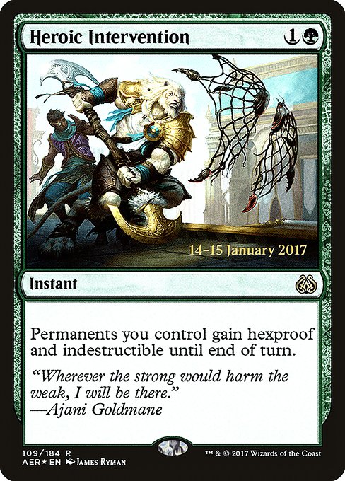 Heroic Intervention (Aether Revolt Promos #109s)