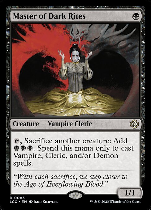 Master of Dark Rites card image