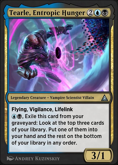 Morbius the Living Vampire magic the gathering card art