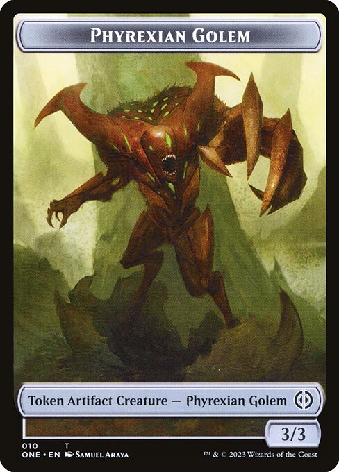 Phyrexian Golem (Phyrexia: All Will Be One Tokens #10)
