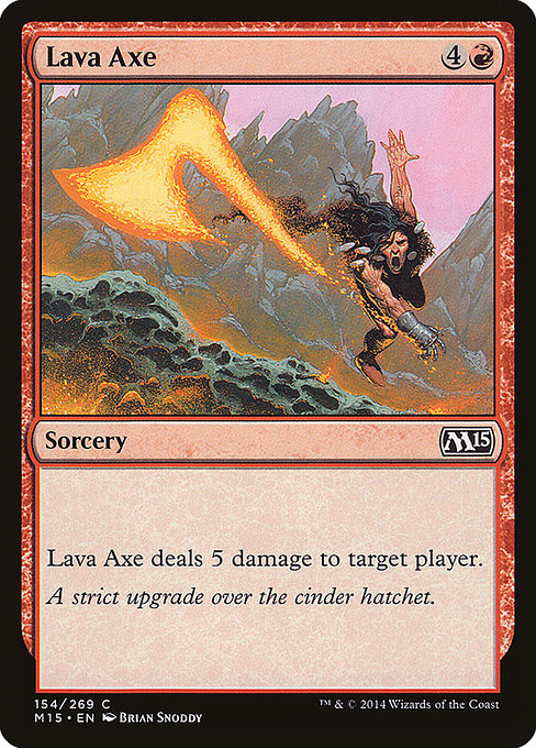 Lava Axe (Magic 2015 #154)