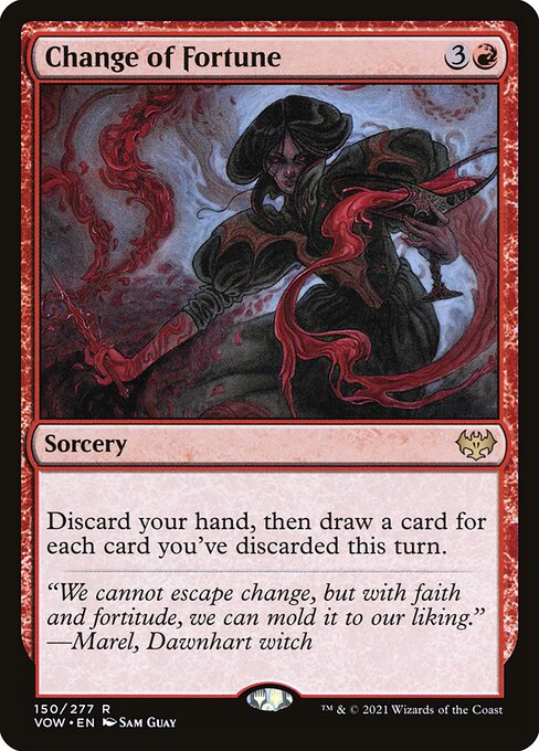 Change of Fortune (Innistrad: Crimson Vow #150)