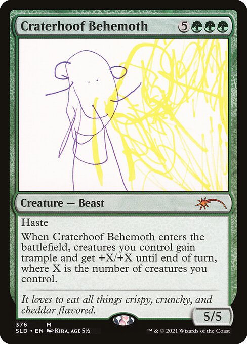 Craterhoof Behemoth (Secret Lair Drop #376)