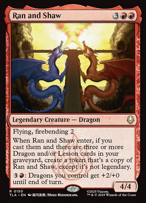 Ran and Shaw magic the gathering card art