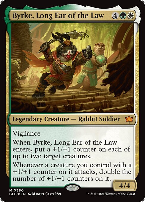 Byrke, Long Ear of the Law (Bloomburrow #380)