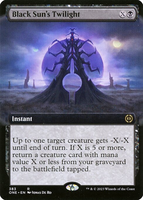 Black Sun's Twilight – Extended Art (Foil Phyrexia: All Will Be One)