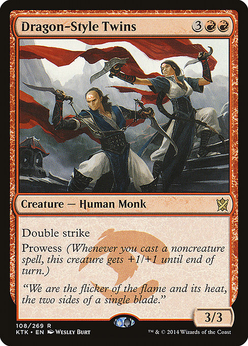 Dragon-Style Twins (Khans of Tarkir #108)