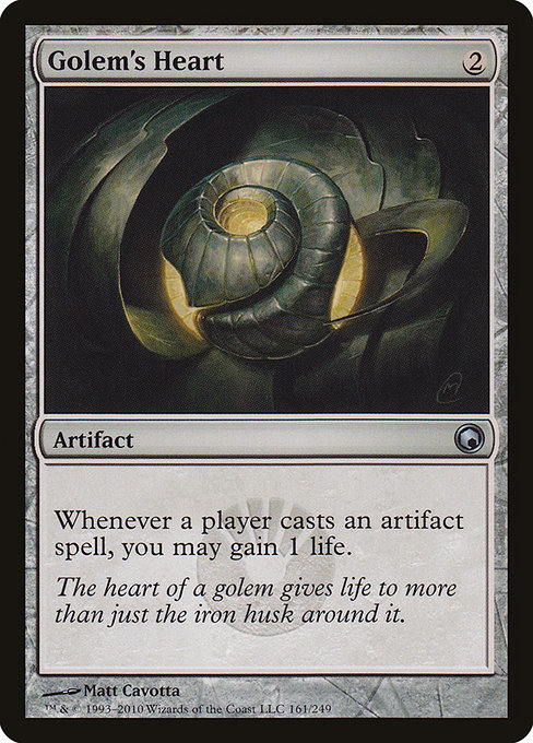 Golem's Heart (Scars of Mirrodin #161)