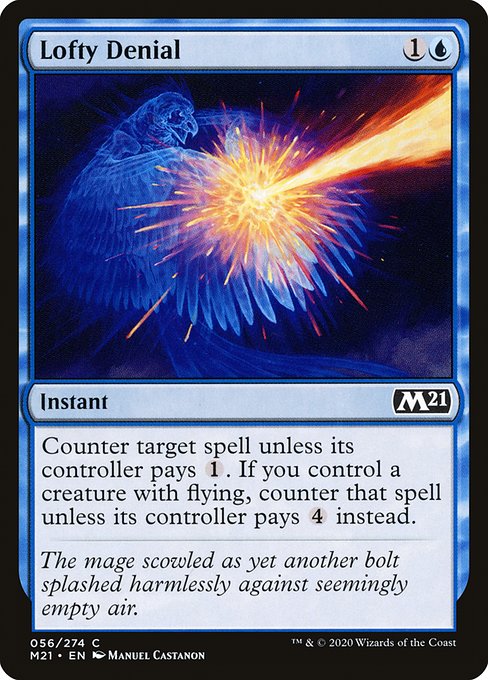 Lofty Denial (Core Set 2021 #56)