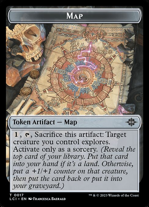 Map (The Lost Caverns of Ixalan Tokens #17)