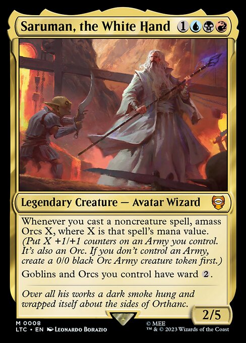 Saruman, the White Hand (ltc) 8 Saruman, the White Hand (ltc) 8
