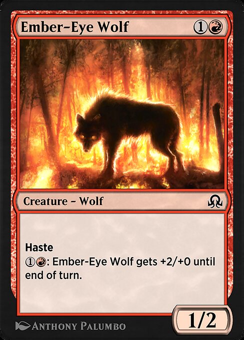Ember-Eye Wolf (Shadows over Innistrad Remastered #152)