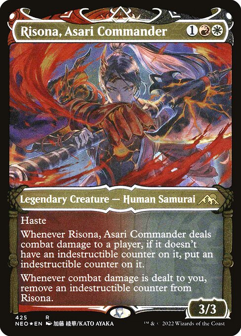 Risona, Asari Commander (Kamigawa: Neon Dynasty #425)