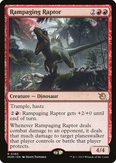 Rampaging Raptor (March of the Machine #160)