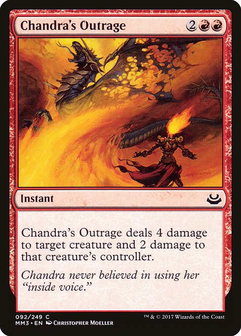 Chandra's Outrage (Modern Masters 2017 #92)