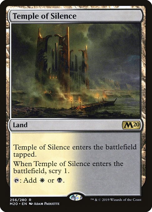 Temple of Silence (Core Set 2020 #256)