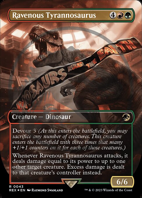 Ravenous Tyrannosaurus card image