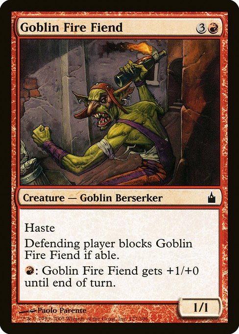 Fielleux de feu gobelin|Goblin Fire Fiend