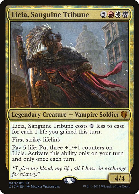 Licia, Sanguine Tribune (Commander 2017 #40)