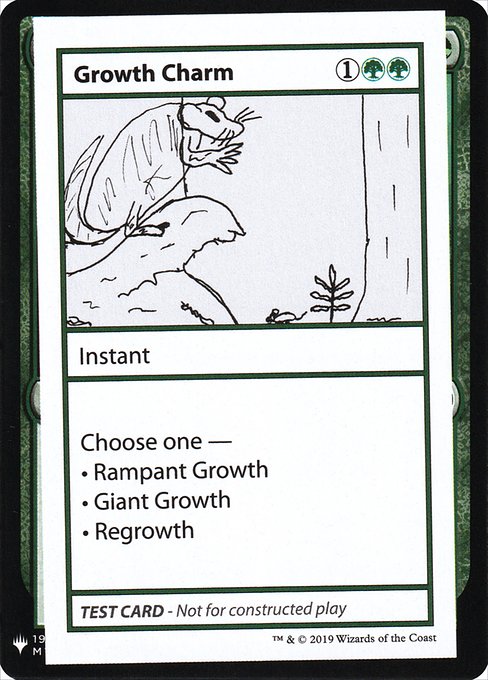 Growth Charm (Mystery Booster Playtest Cards 2019 #77)