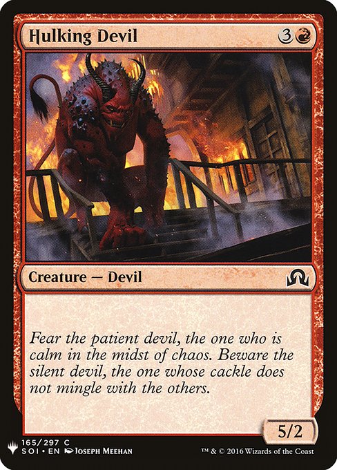 Diable lourdaud|Hulking Devil