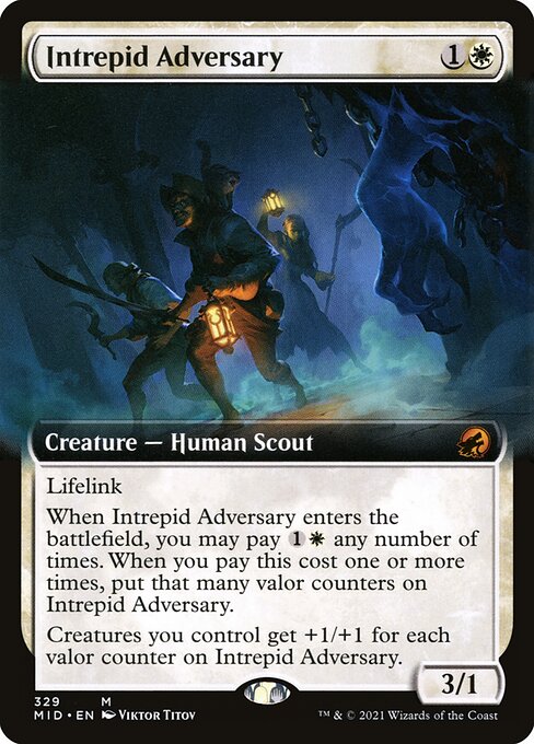 Intrepid Adversary (Innistrad: Midnight Hunt #329)