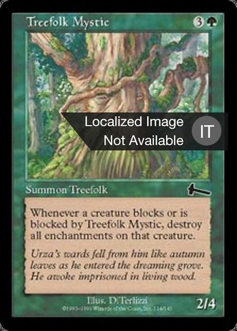 Treefolk Mystic (Urza's Legacy #114)