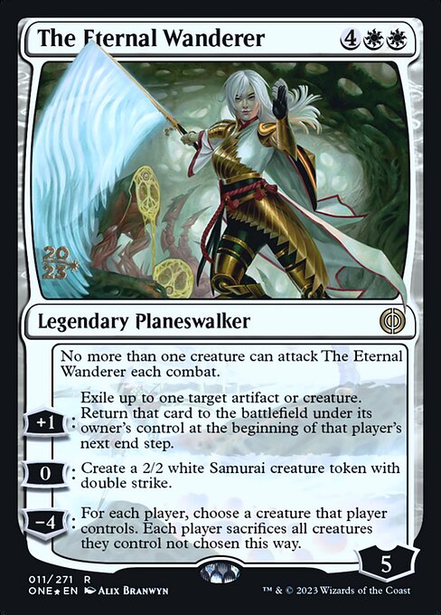 The Eternal Wanderer (Phyrexia: All Will Be One Promos #11s)