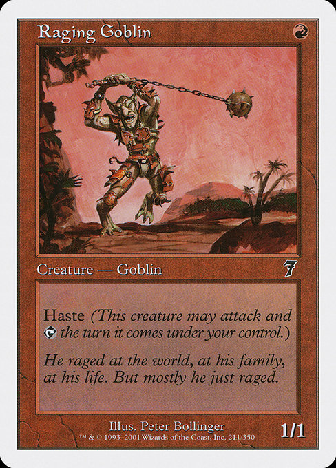 Raging Goblin (Seventh Edition #211)