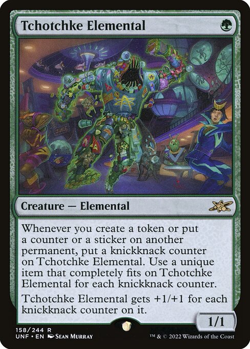 Tchotchke Elemental (Unfinity #158)