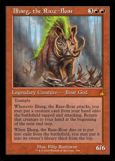Ilharg, the Raze-Boar (Ravnica Remastered #334)