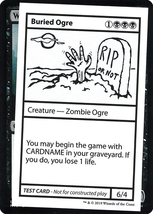 Buried Ogre (Mystery Booster Playtest Cards 2021 #36)