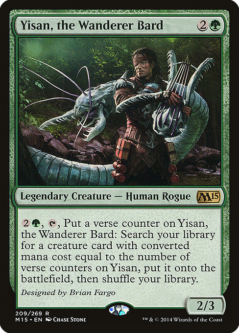 Yisan, the Wanderer Bard (Magic 2015 #209)