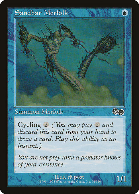 Sandbar Merfolk (Urza's Saga #94)