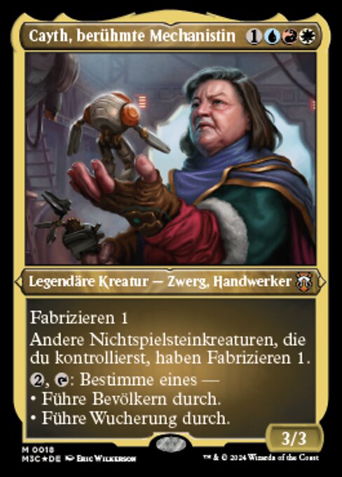 Cayth, Famed Mechanist (Modern Horizons 3 Commander #18)