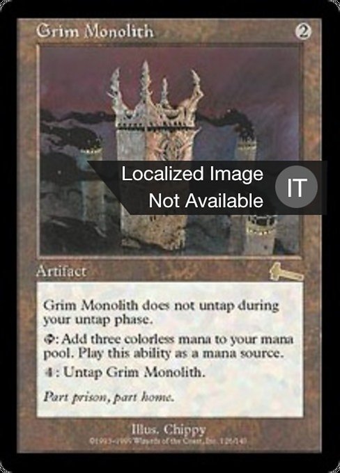Grim Monolith (Urza's Legacy #126)