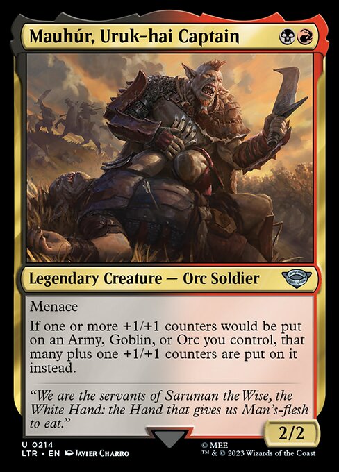 Mauhúr, Uruk-hai Captain (ltr) 214