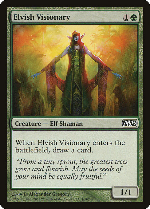 Elvish Visionary (Magic 2013 #169)