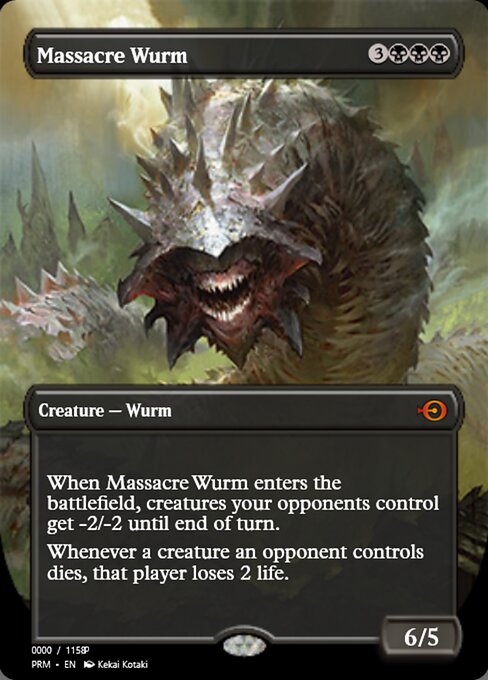 Massacre Wurm (Magic Online Promos #81914)