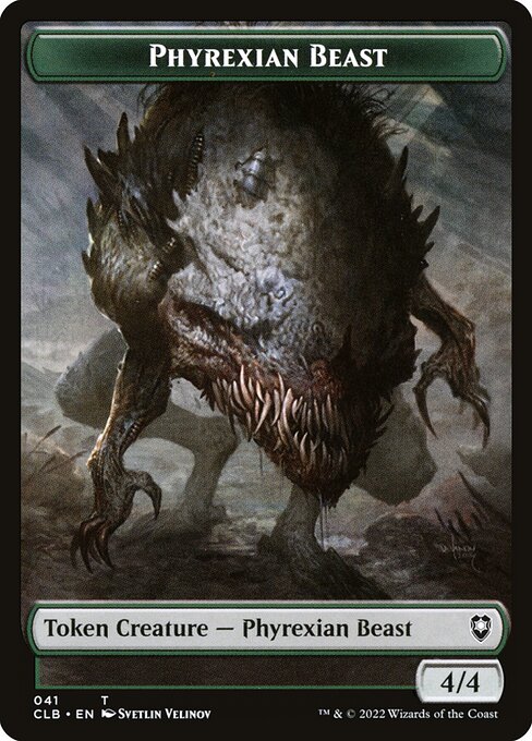 Phyrexian Beast (Battle for Baldur's Gate Tokens #41)