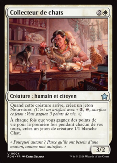 Collecteur de chats